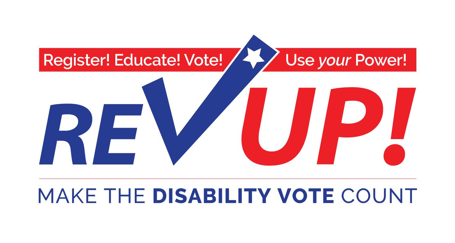 RevUp, disability vote, voter registration, voters with disabilities, league of Women voters of California education Fund